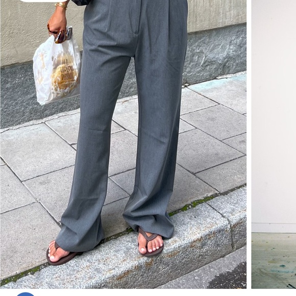 Djerf Avenue favorite pants in grey large - Picture 2 of 4